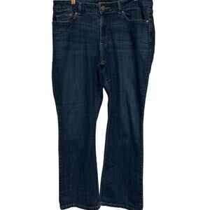 Lee Modern Series Women's High Rise Curvy‎ Fit Bootcut Jeans Size 16 Short